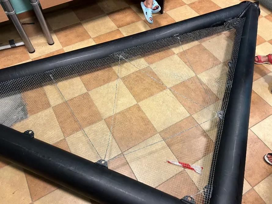BioFloat trijstūrveida HDPE peldošais rāmis